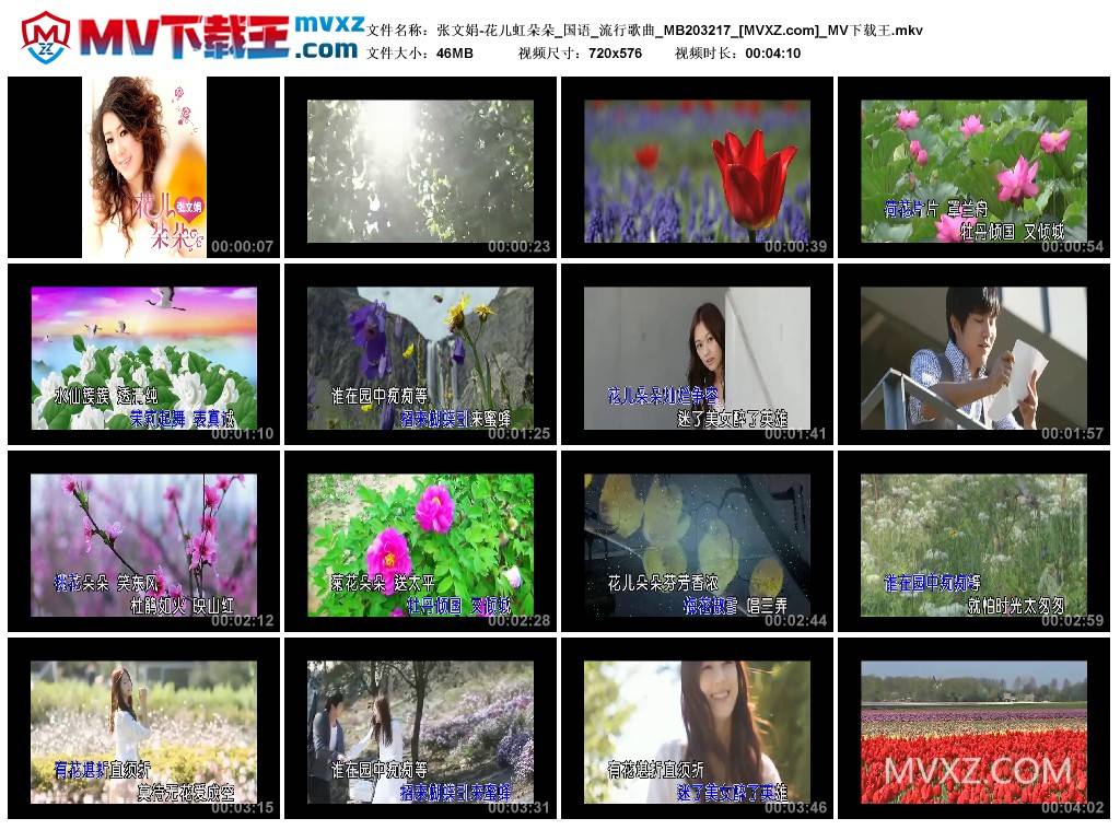 张文娟-花儿虹朵朵_国语_流行歌曲_MB203217